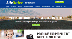 Desktop Screenshot of lifesafer.com