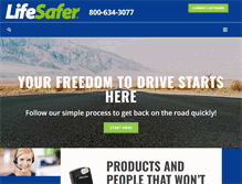 Tablet Screenshot of lifesafer.com